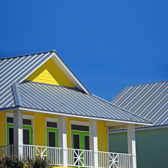 replace roof with metal roof panels